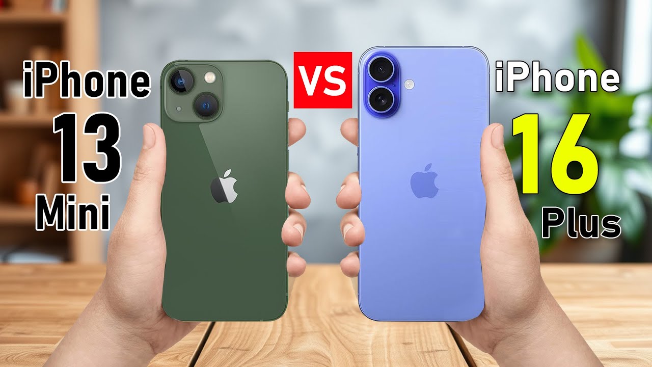iPhone 13 Mini VS iPhone 16 Plus