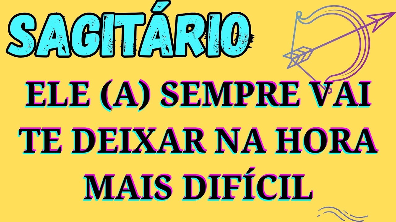 ♐ Sagitário: Ela (e) nunca assume responsabilidades nos momentos difíceis 💔⚠️