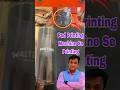 Glass Printing with Pad Printing Machine 🔥 Bottle Logo Printing Demo