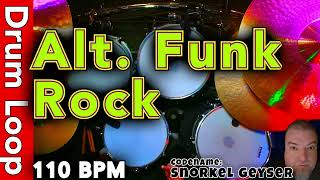 Drum Beat for Bass Practice | Alt-Funk 110 BPM (Snorkel Geyser)