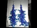earrings in coralstitch