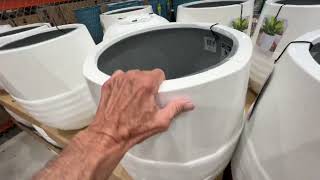Lightweight White Concrete Planter $49.99 at Costco
