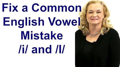 Fix a Common English Vowel Mistake /i/ and /I/ - "bit" versus "beat"