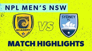 NPL Men's NSW Round 25 Highlights – Central Coast Mariners v Sydney FC