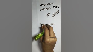 Day 7 of basic Mehendi design ❤️#viralshort #mehendidesign #viral#vuralvideo #tremding #trending
