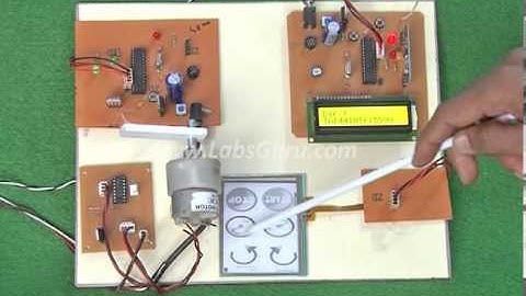 Touch Screen Based Controlling of Wireless DC Motor by KitsGuru.com | LGEC116