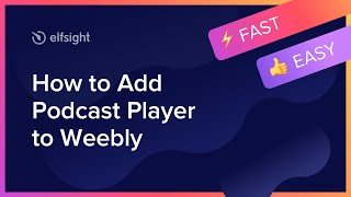 How to Add Podcast Player App to Weebly (2021) screenshot 1