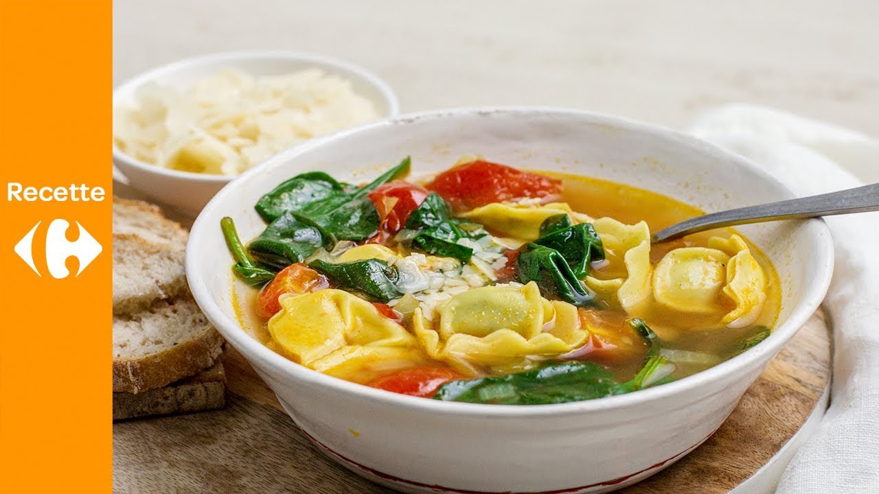 Bouillon aux tortellini comme en Italie YouTube