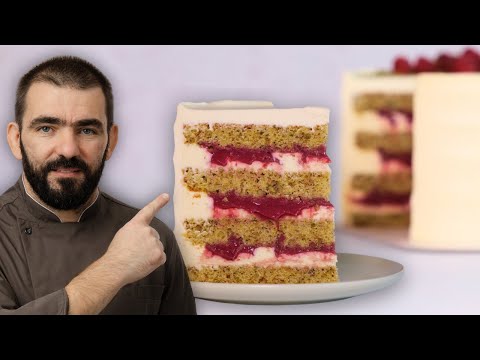 Pistachio, White Chocolate and Raspberry Cake