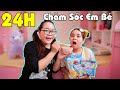 Thử Thách Một Ngày Chăm Sóc Em Bé Khi Mẹ Vắng Nhà Với Bột Cháo Ăn Dặm Fruto