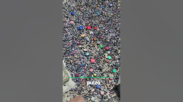 Con gran afluencia, así se vio, desde el aire, la marcha contra el Gobierno Petro en Bogotá | Pulzo