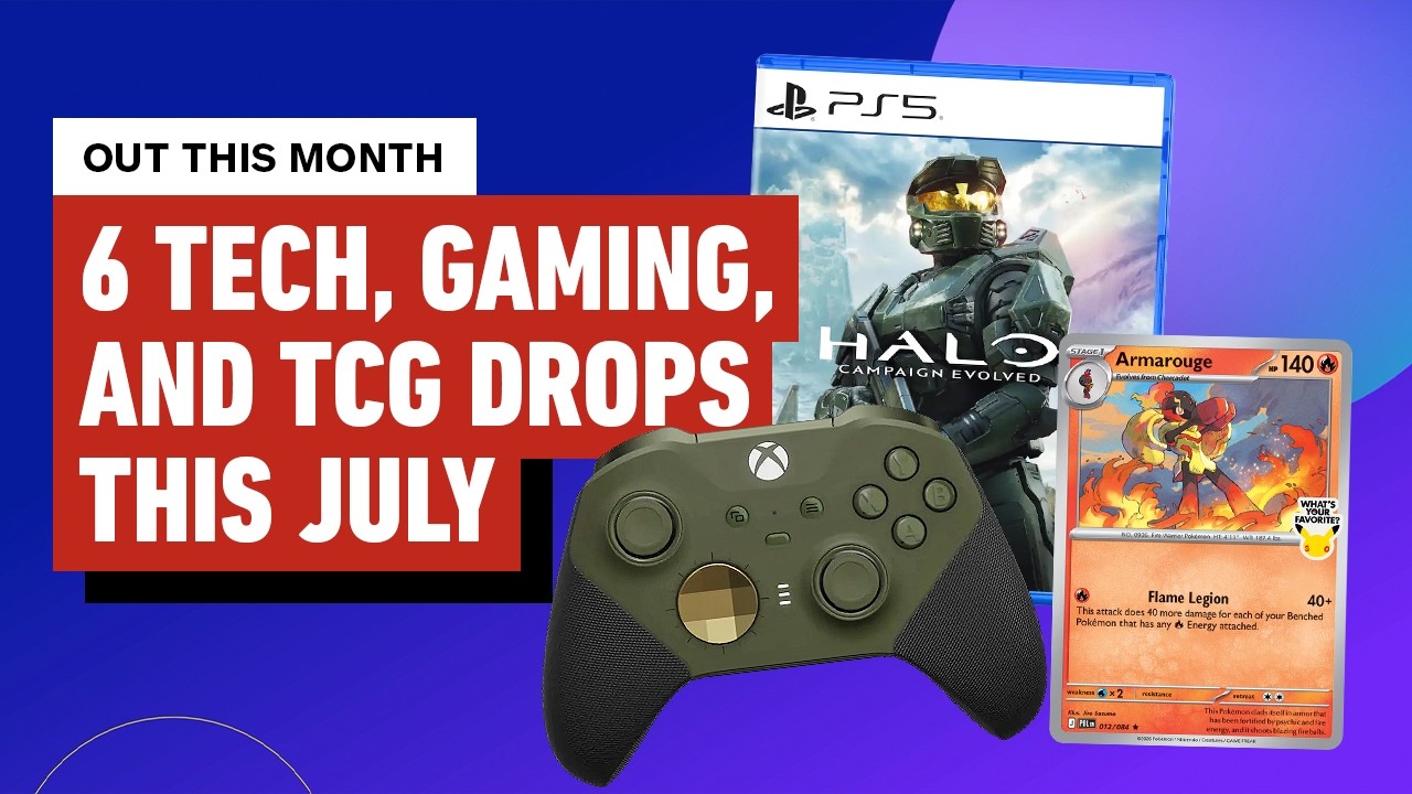 6 Must-Have Tech, Gaming, and TCG Drops This July - Out This Month