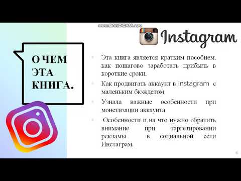 Обзор книги Как зарабатывать в Instagram.