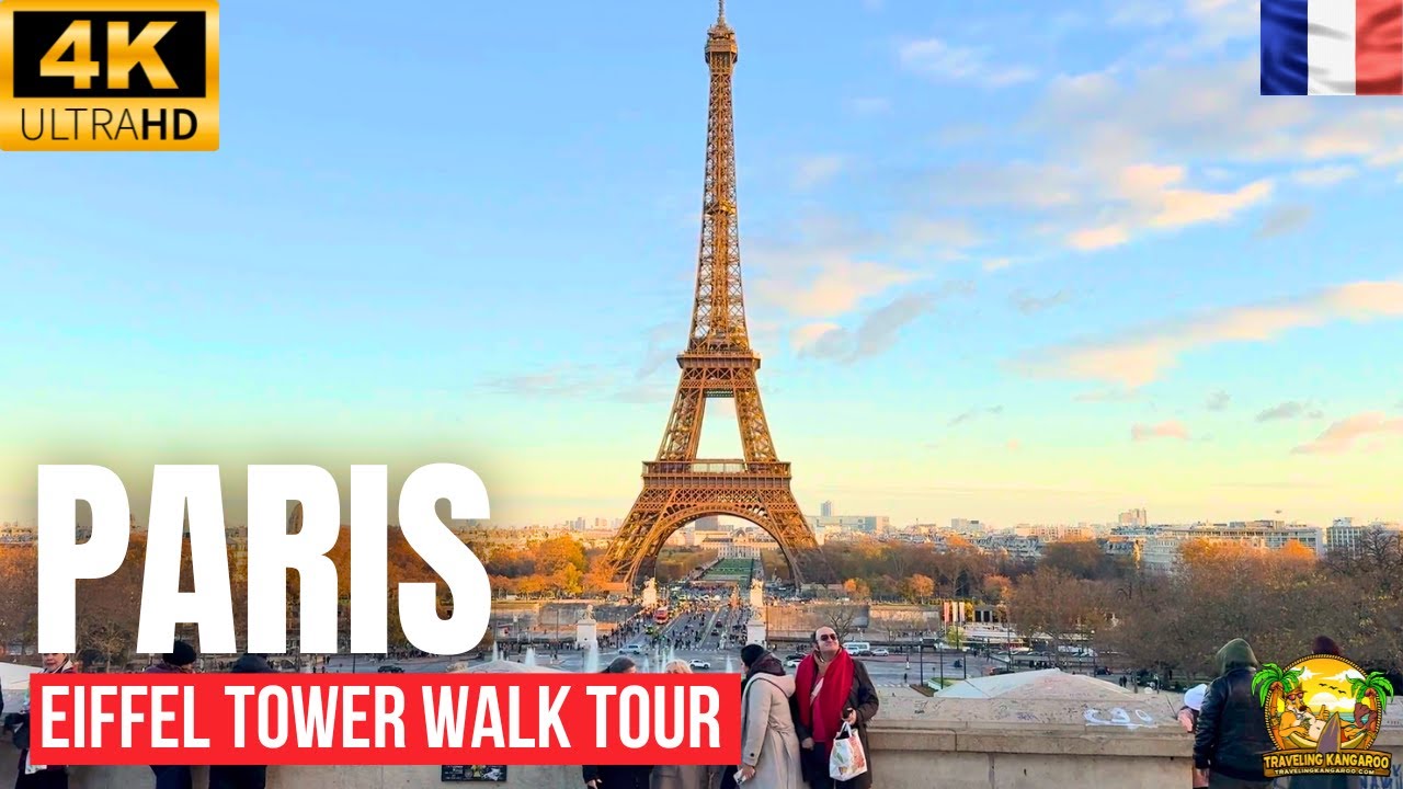 Paris Eiffel Tower Walk Tour 2026 | Iconic City Views | France Travel