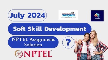 Soft Skill Development | NPTEL Assignment 4 Solution | July 2024  #nptelassignmentanswers
