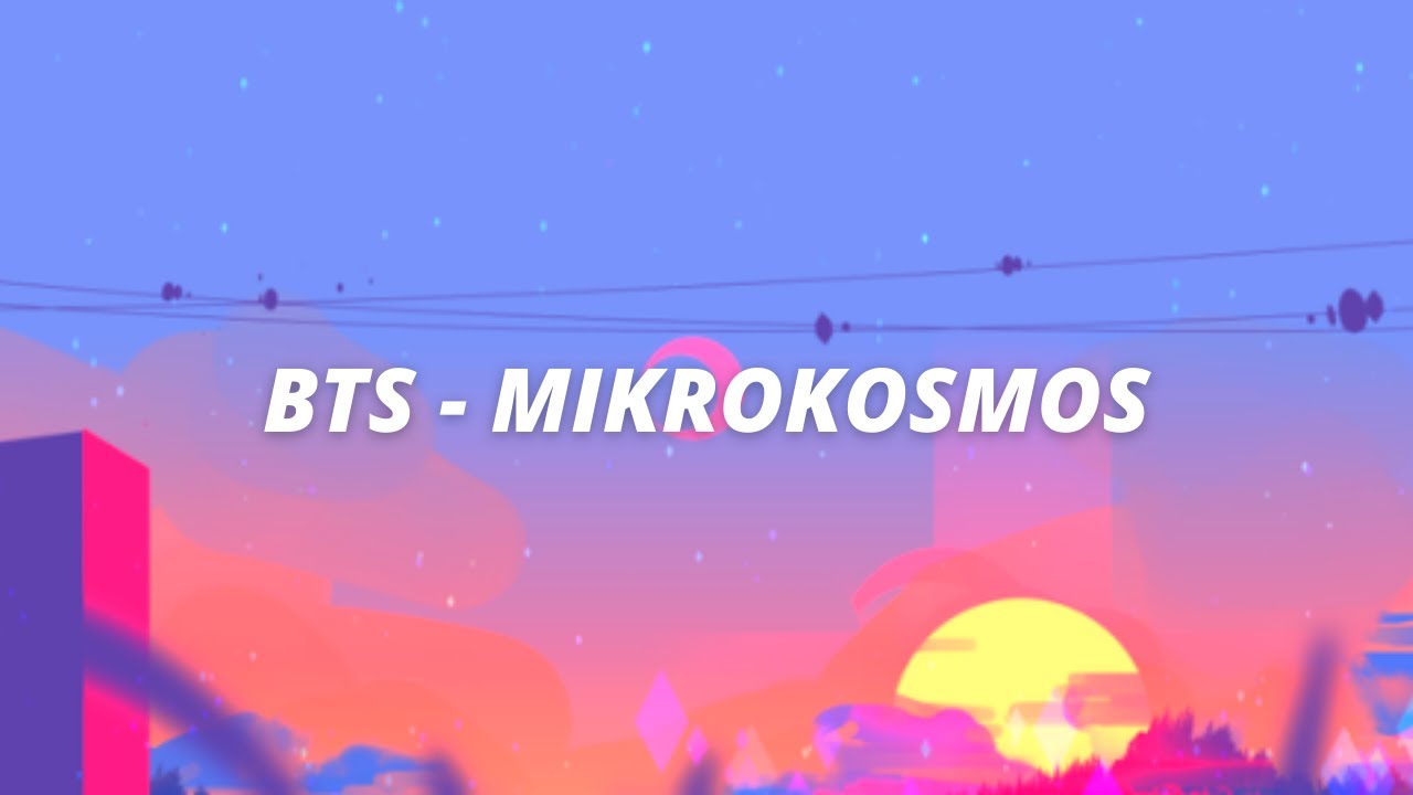 B T S - M I K R O K O S M O S  (SLOWED N REVERB + EASY LYRICS)