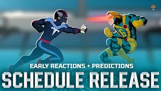 Jaguars Schedule Reactions