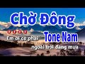 Karaoke Chờ Đông - Tông Nam | Nhạc Sống Nguyễn Linh