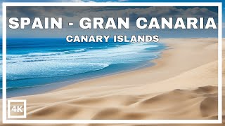 Spain | Relaxing Walk in Gran Canaria Dunes | España【4K HDR】