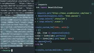 210 Hacker News Project