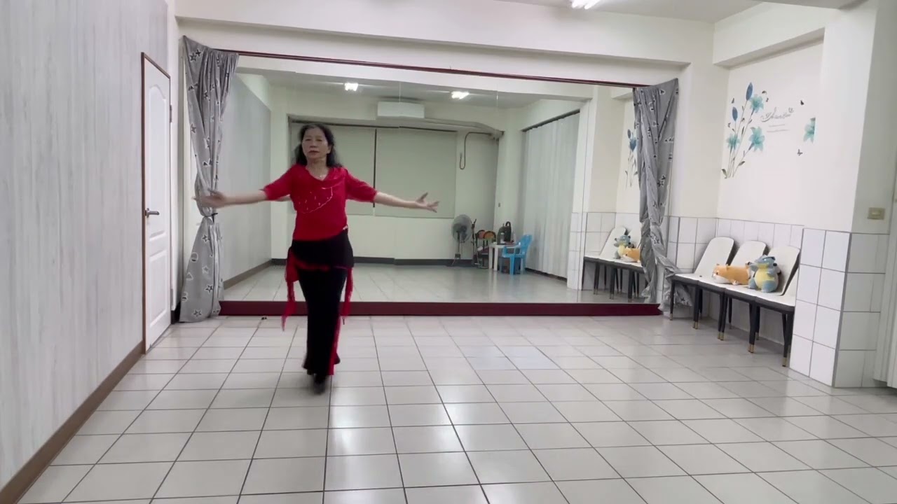 夜色(探戈)~背面示範:巫沛榆   #感謝編舞:邱月茹老師