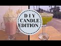 D I Y - CANDLE DRINKS!🍸 (SOY CANDLE & GEL CANDLE) 🕯