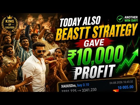 XAUUSD / TVK : Only one Strategy to make consistent profits in GOLD. | Tamil Forex Live trader 
