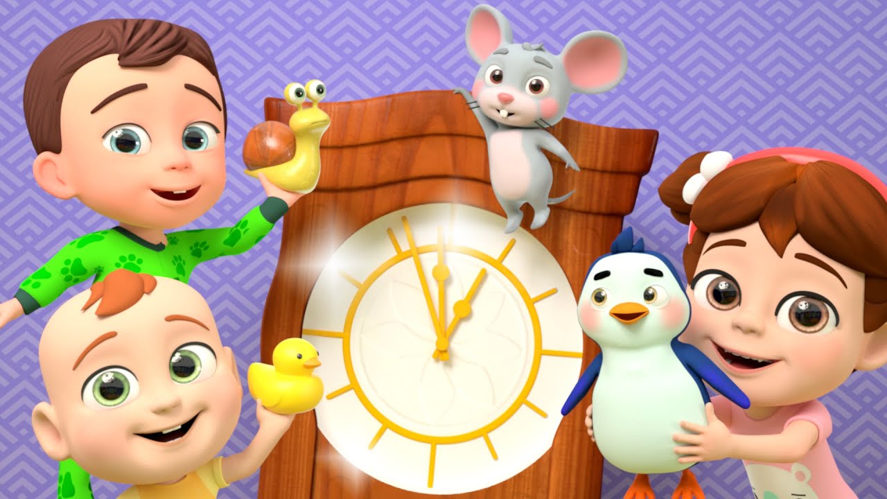 Hickory Dickory Dock Song for Kids | Fun Nursery Rhymes for Children ...