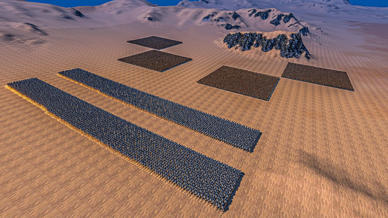 15.000 GOLDEN KNIGHTS vs 5.000 SOUL TYRANTS - Ultimate Epic Battle Simulator UEBS