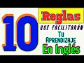 reglas para aprender  Ingles