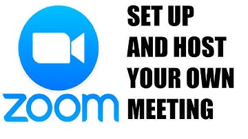 How to Set Up and Host a Zoom Meeting