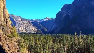 Amazing view from beneath Yosemite Falls