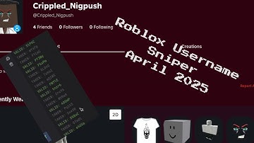 Roblox Username Sniper | NEW APRIL 2025 VERSION!