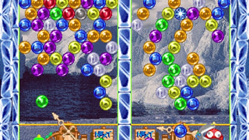 Puzzle Bobble 2 Player vs Computer Hard less than 8 minutes