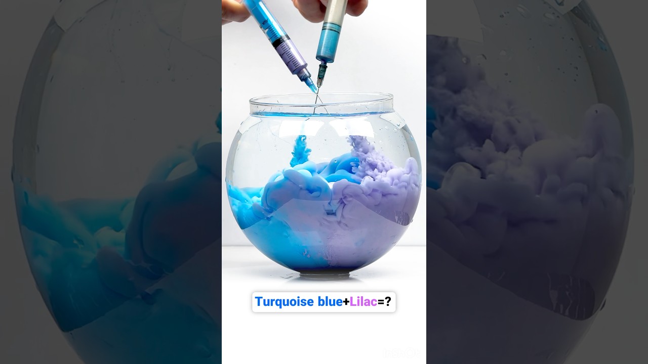 "Lilac & Turquoise Harmony" 🌸💧