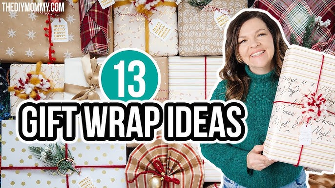 DIY Gift Wrap Tutorial & Ideas: How to Make Wrapping Paper from a