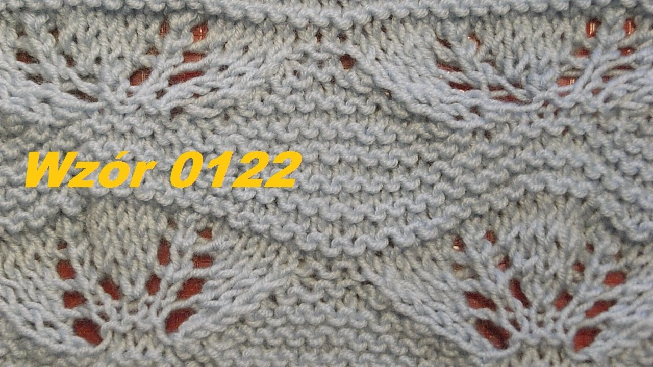 Wzór 0122*Robótki na drutach *Dzierganie dla początkujących*Wzór
