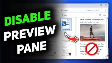 How to Turn Off Preview Pane in File Explorer Windows 11
