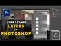 How to use Photoshop layers for beginners | Transform, Rasterise and Resizing Photoshop CC Tutorial