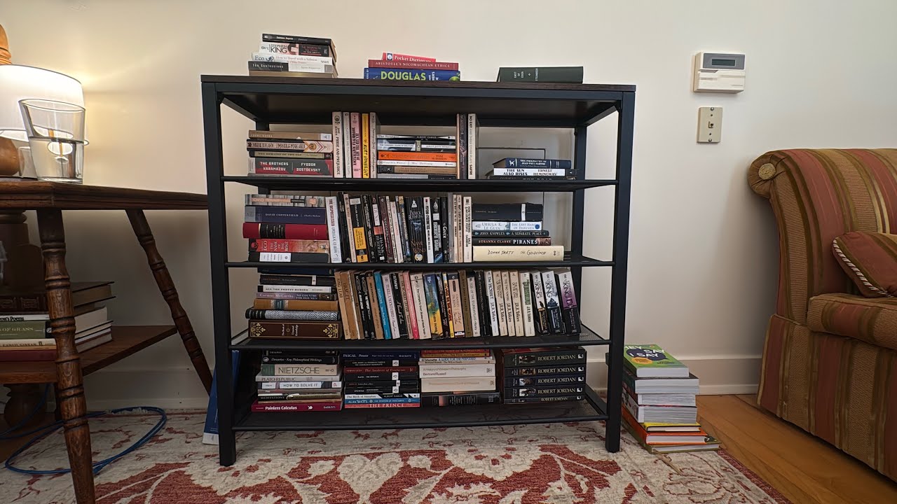 New bookshelf setup + book haul