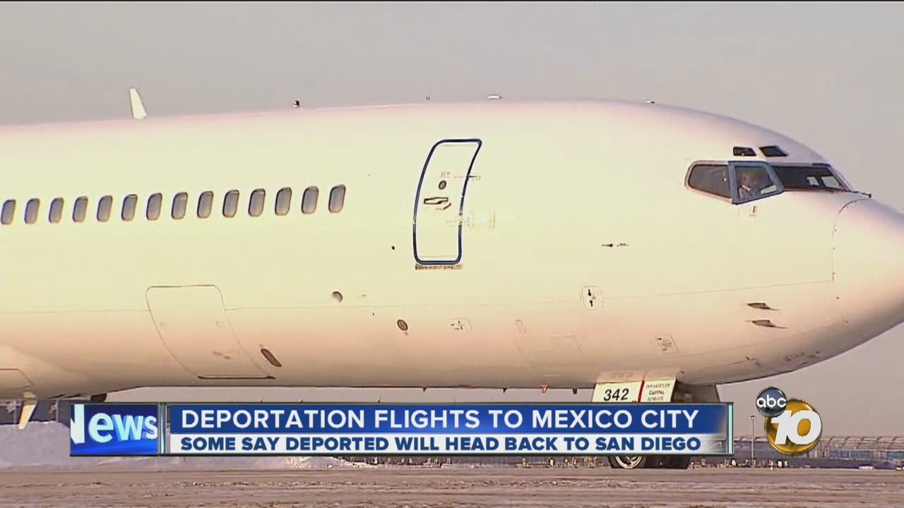 Deportation flights to Mexico City begin