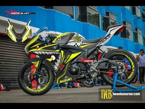 Modifikasi Sticker Decal Gsx 150 R Hiu Youtube