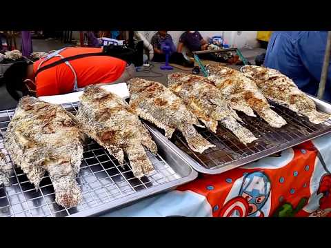Street Food in Thailand ,Kosum Ruamchai Market Bangkok