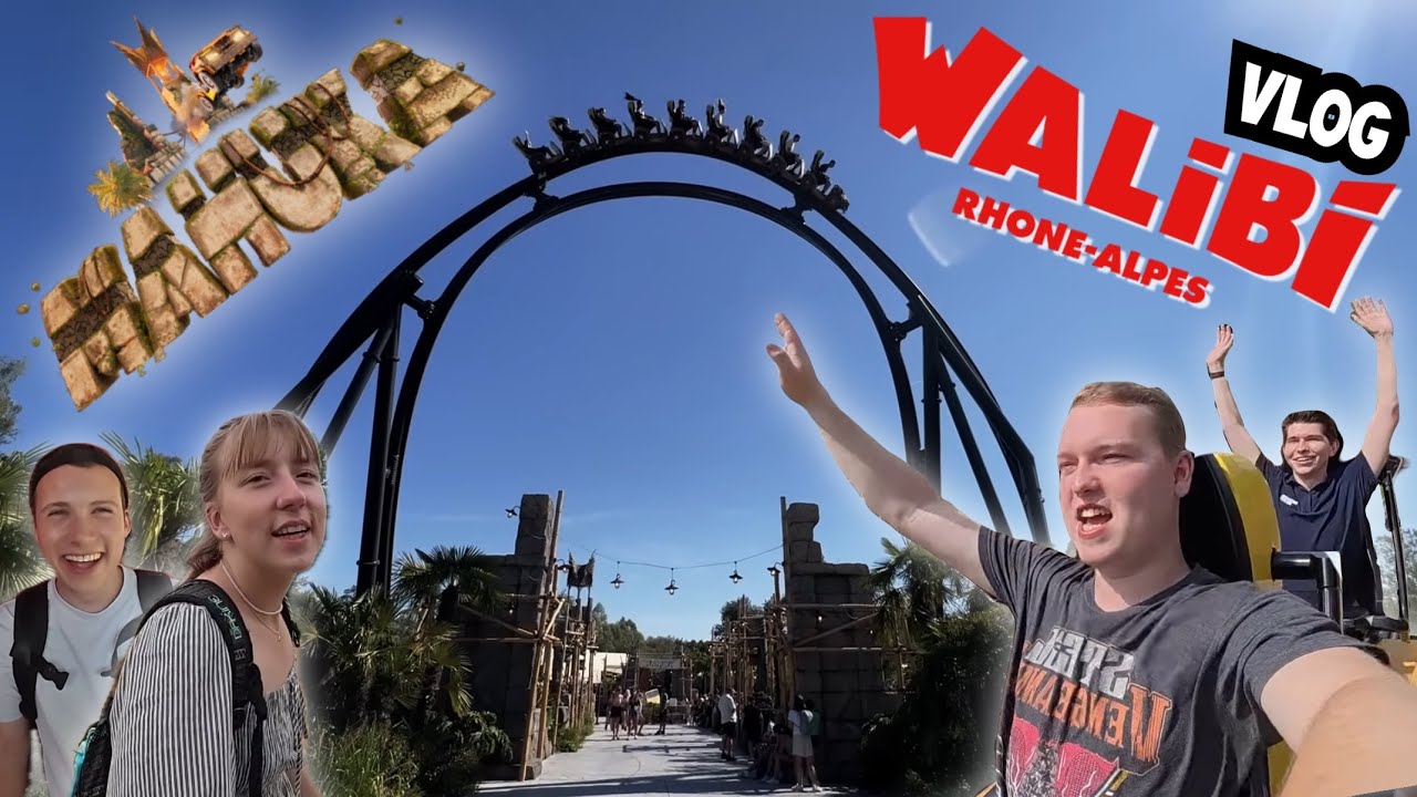 Europas 1. SINGLE RAIL COASTER ist viel zu gut! Walibi Rhône-Alpes | Vlog #270 | TDF #04