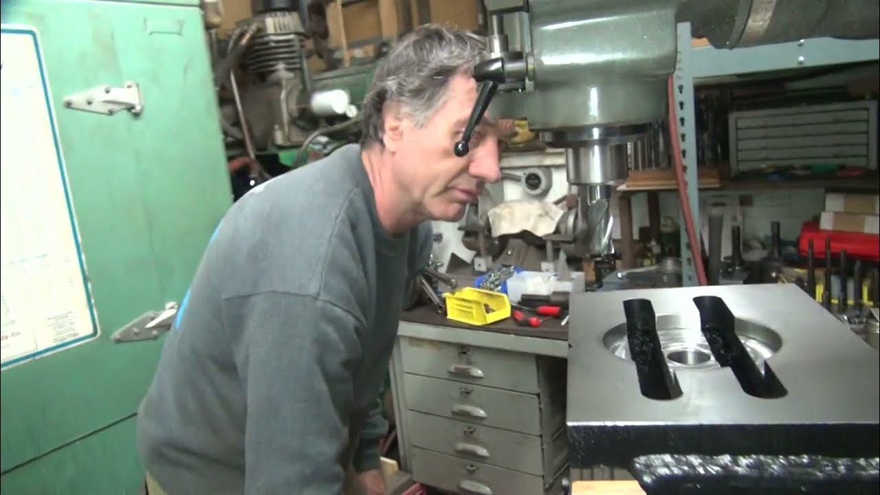 123 the making of a flywheel truing tool crankshaft milwaukee 8 m8 evo