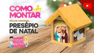 Como Montar a Caixa de Presépio do Blog Fazendo a Nossa Festa @fazendoanossafestaoficial