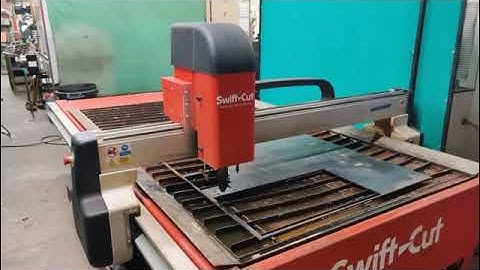 Plasma Cutting Test with Used SwiftCut MK4 Water Table & Hypertherm Powermax 125 Plasma Source.