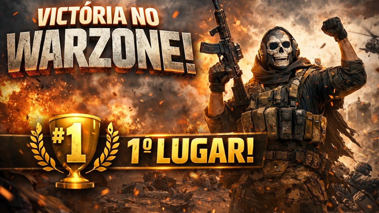 WARZONE: PRIMEIRO LUGAR EM UMA PARTIDA INTENSA