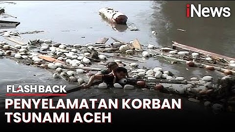 Detik-Detik Penyelamatan Anak Kecil Korban Tsunami Aceh Tahun 2004 - Flashback