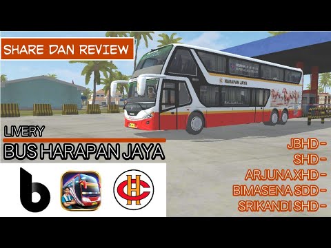 Share Dan Review Livery Bus Harapan Jaya Jbhd Shd Xhd Sdd Srikandi Shd Bussid Youtube